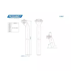 Ritchey Comp 2-Bolt Seatpost 400mm 10 Ritchey Comp 2-Bolt Seatpost 400mm - Image 8