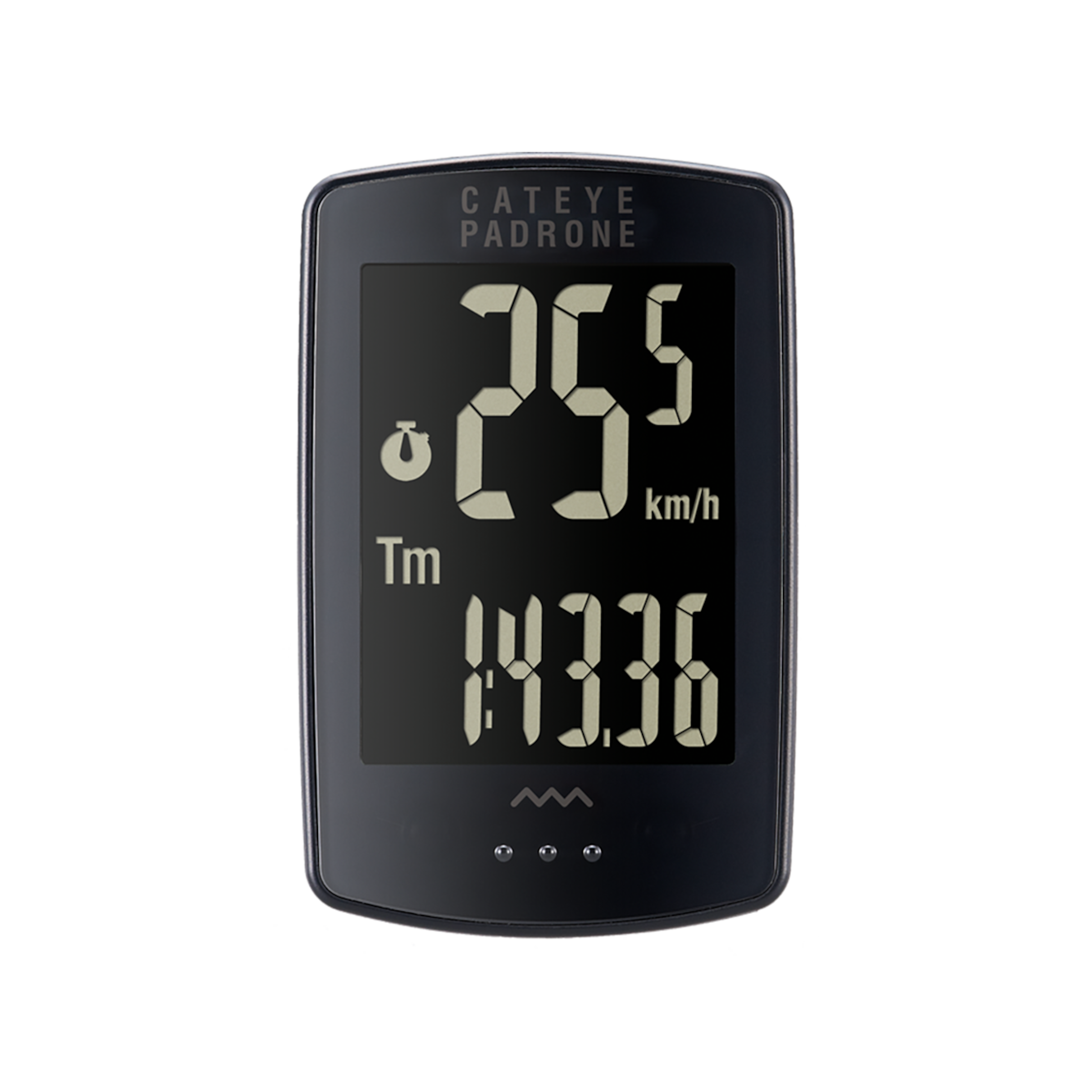 Cateye Padrone CC-PA100W Stealth Edition Bike Computer Incl. Out-Front Handlebar Mount 3 Cateye Padrone CC-PA100W Stealth Edition Bike Computer Incl. Out-Front Handlebar Mount